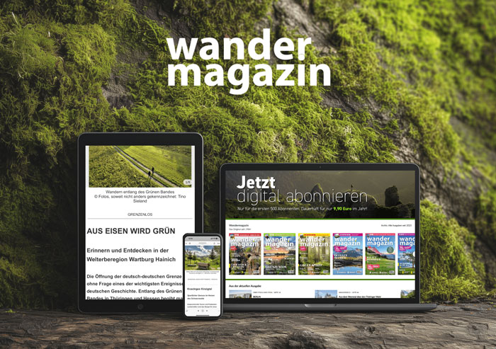 Beispielansichten der App auf verschiedenen Endgeräten